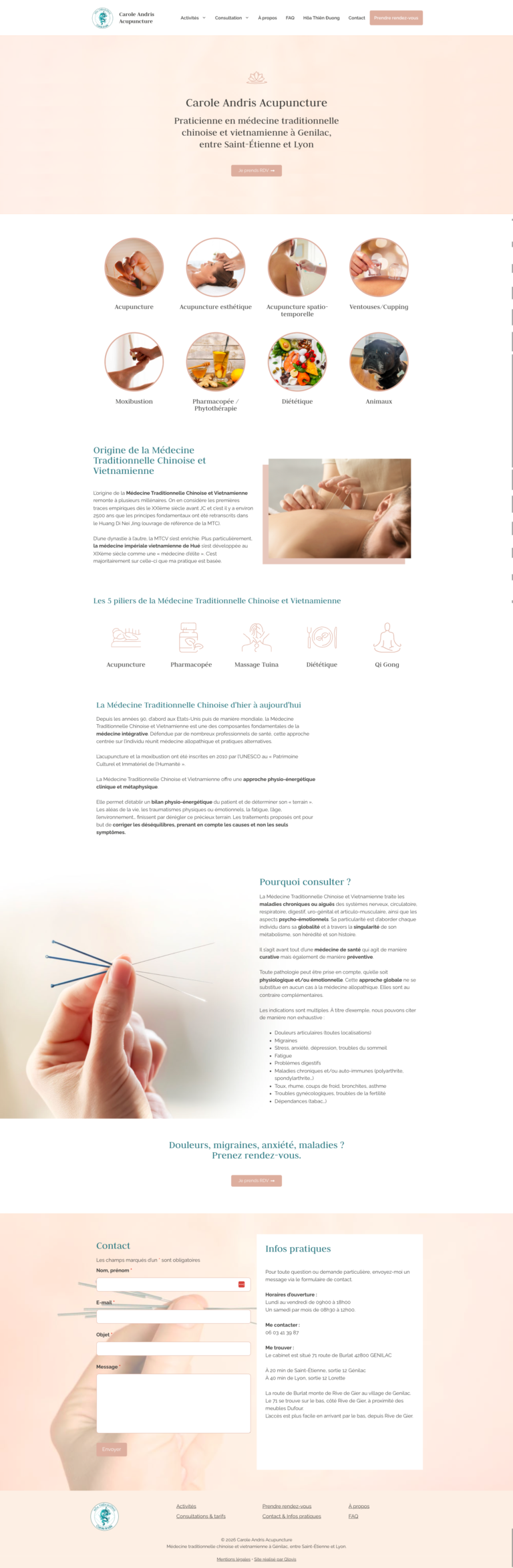 Site Carole Andris Acupuncture