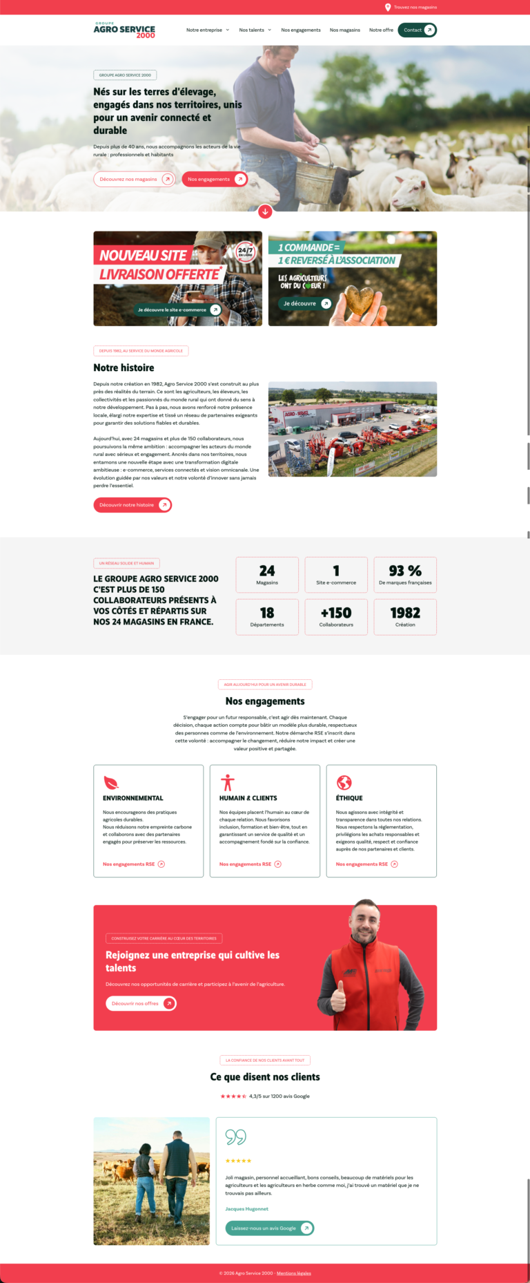 Site Groupe Agro Service 2000