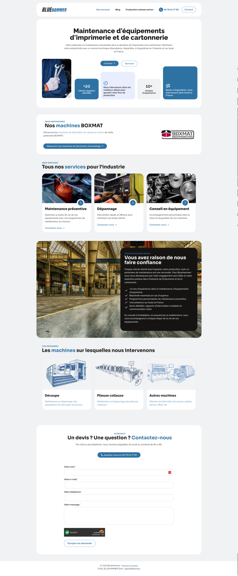 Site Bluehammer