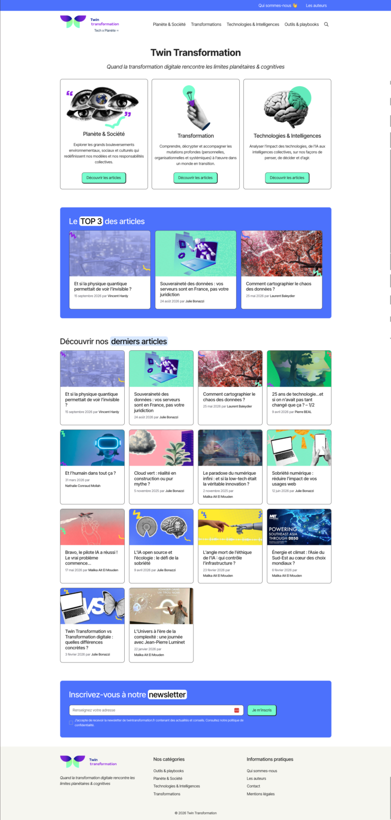 Site Twin Transformation